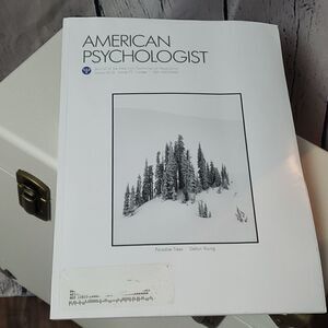 American Psychologist Book  